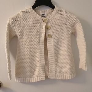 Cable knit cardigan